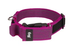 Dog collar Julius-K9 pink - 40mm x 38-53 cm with handle (CLH4K9HB-3) (1)