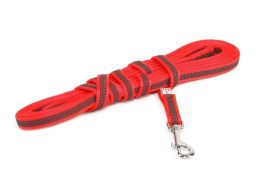 Dog leash Julius-K9 anti-slip red - 14mm x 5m with handle (CLH8K9HR-4) (1)