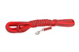 Dog leash Julius-K9 anti-slip red - 14mm x 10m with handle (CLH8K9HR-5) (1)