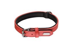 Dog collar Binti red L (COL2FLBI-L) (1)