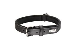 Dog collar Binti black M (COL3FLBI-M) (1)