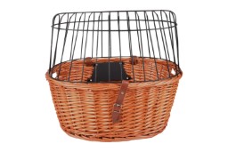 Dog bicycle basket handlebars Canna brown (DBB1FLCA) (1)