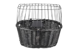 Dog bicycle basket handlebars Canna black (DBB2FLCA) (1)