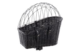 Dog bicycle basket luggage carrier Linea black (DBB2FLLI) (1)