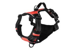 Dog harness Balou red M (HAR1FLBA-M) (1)