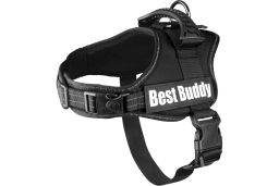 (har1flpl-m) Dog harness Best Buddy Pluto red XXXS (1)