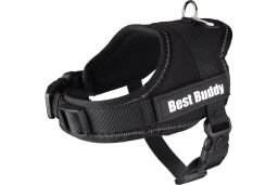 (har1flpl-xxs) Dog harness Best Buddy Pluto red L (1)
