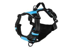 Dog harness Balou blue M (HAR2FLBA-M) (1)