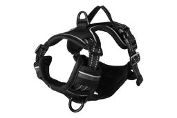 Dog harness Balou black S (HAR3FLBA-S) (1)