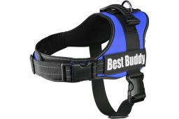 (har3flpl-l) Dog harness Best Buddy Pluto green S (1)