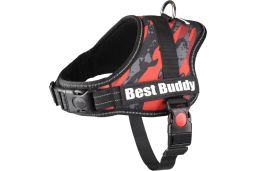(har8flpl-xs) Dog harness Best Buddy Pluto blue camouflage XL (1)