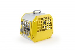 Transport box for dog or cat Kleinmetall Care2 L yellow (1)