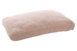 Dog cushion Jacquard taupe - 100 x 70 x 12 cm (PCB1FLJL-2) (1)