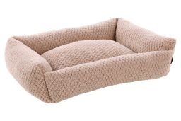 Dog bed Jacquard taupe - 65 x 50 x 20 cm (PCB1FLJP-1) (1)