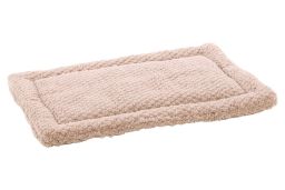 Dog mat rectangular Jacquard taupe - 55,5 x 38,5 x 2 cm (PCB1FLJR-2) (1)