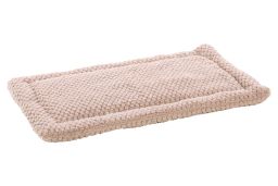 Dog mat rectangular Jacquard taupe - 70,5 x 41,5 x 2 cm (PCB1FLJR-3) (1)