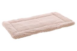 Dog mat rectangular Jacquard taupe - 85,5 x 51 x 2 cm (PCB1FLJR-4) (1)