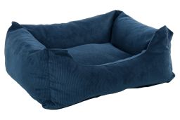 Dog bed Celeste dark blue - 80 x 67 x 22 cm (PCB2FLCP-2) (1)