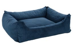 Dog bed Celeste dark blue - 100 x 80 x 25 cm (PCB2FLCP-3) (1)