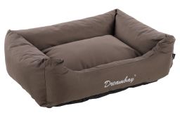 Dog bed Dreambay® taupe - 80 x 67 x 22 cm (PCB2FLDP-2) (1)