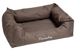 Dog bed Dreambay® taupe - 100 x 80 x 25 cm (PCB2FLDP-3) (1)