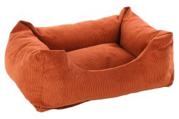 Dog bed Celeste cognac - 65 x 50 x 20 cm (PCB4FLCP-1) (1)