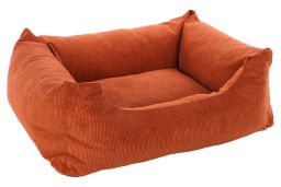 Dog bed Celeste cognac - 80 x 67 x 22 cm (PCB4FLCP-2) (1)
