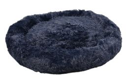 Dog bed Krems dark blue - ø90 x 18 cm (PCB6FLKR-3) (1)