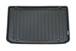 Boot mat Renault Clio IV 2012-2019 5-door hatchback Carbox Form PE rubber - black (REN6CLCT-0) (1)