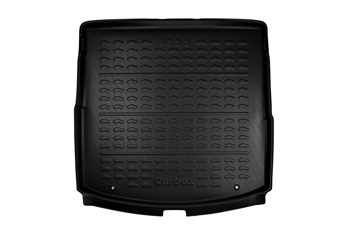 Tapis de coffre Seat Leon ST (5F) 2014-2020 break Carbox Form PE caoutchouc noir