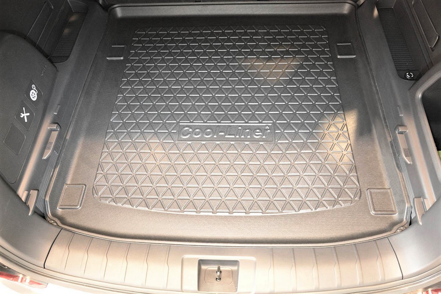 Boot mat suitable for SsangYong - KGM Rexton (Y400, G4) 2017-present Cool Liner anti slip PE/TPE rubber (SSY3RETM-C) (2)