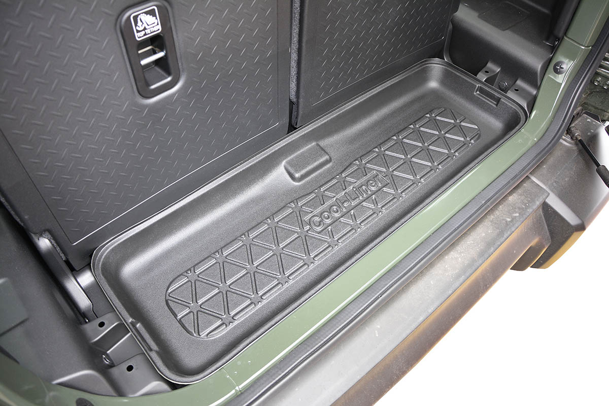 Boot mat suitable for Suzuki Jimny IV 2018 present Cool Liner anti slip PE TPE rubber