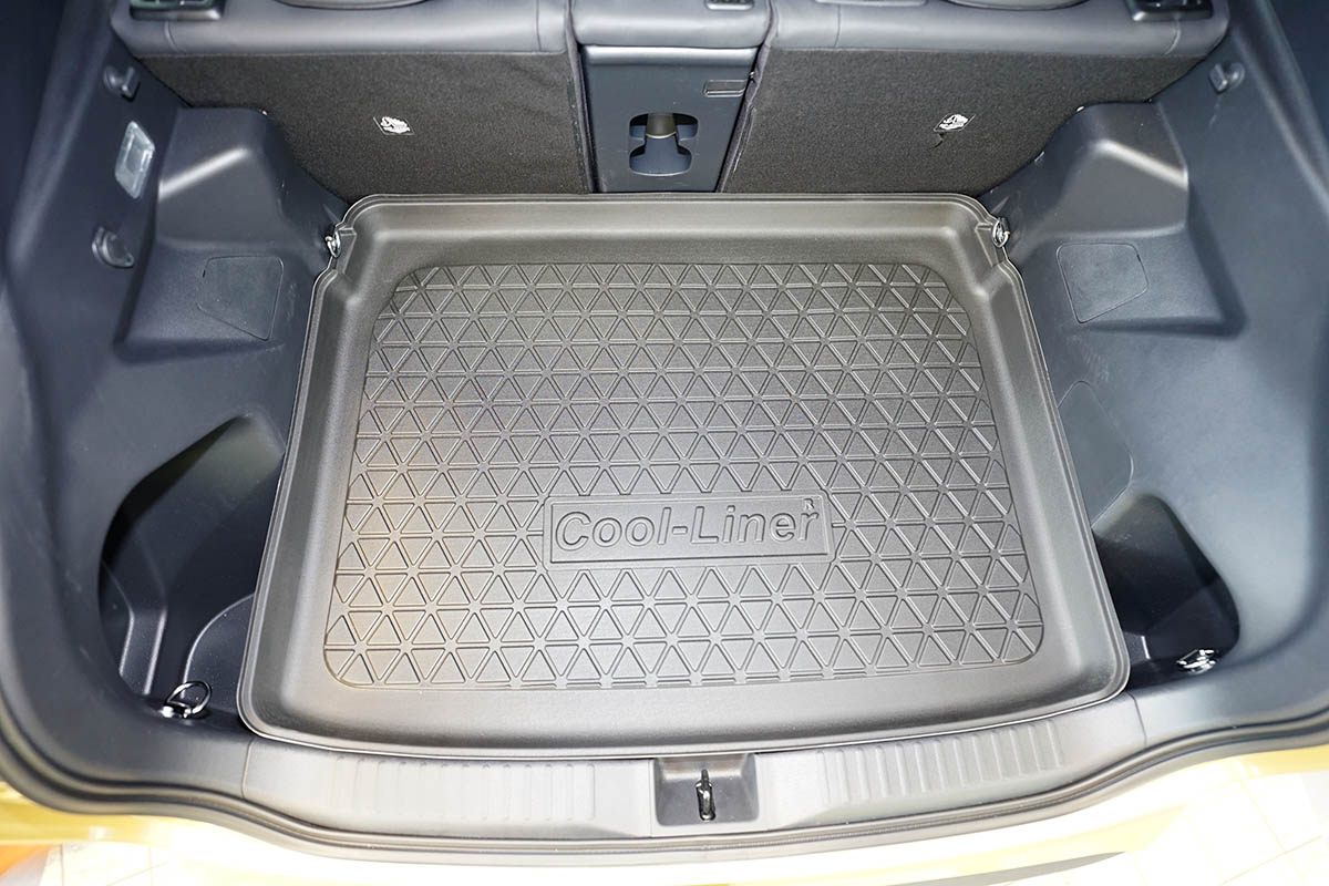 Tapis De Coffre Sur Mesure Pour Toyota Yaris Cross XP210 (2021-2025) - Protection Complète En Cuir PU Antidérapant Et Imperméable - Noir