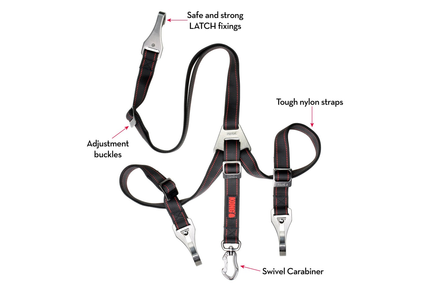 Dog car tether KONG Ultimate Safety (5) Dog car tether KONG Ultimate Safety (5)