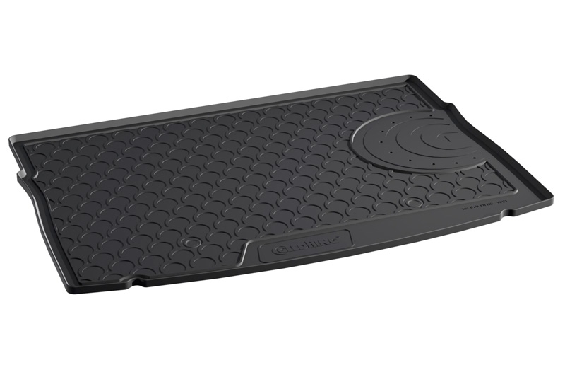 Boot mat suitable for Volkswagen Golf VII (5G) 2012-2020 3 & 5-door hatchback anti slip Rubbasol rubber