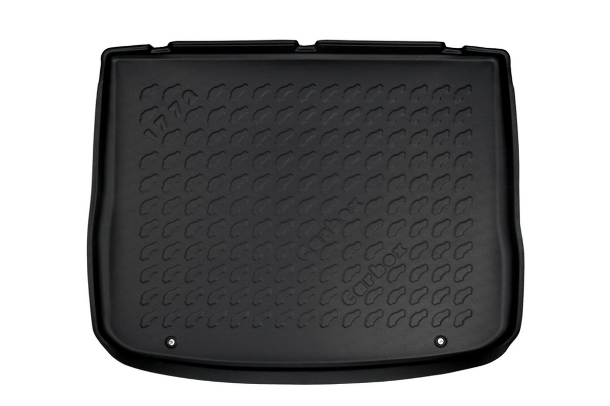 Tapis de coffre Volkswagen Tiguan (5N) 2007-2015 Carbox Form PE caoutchouc noir