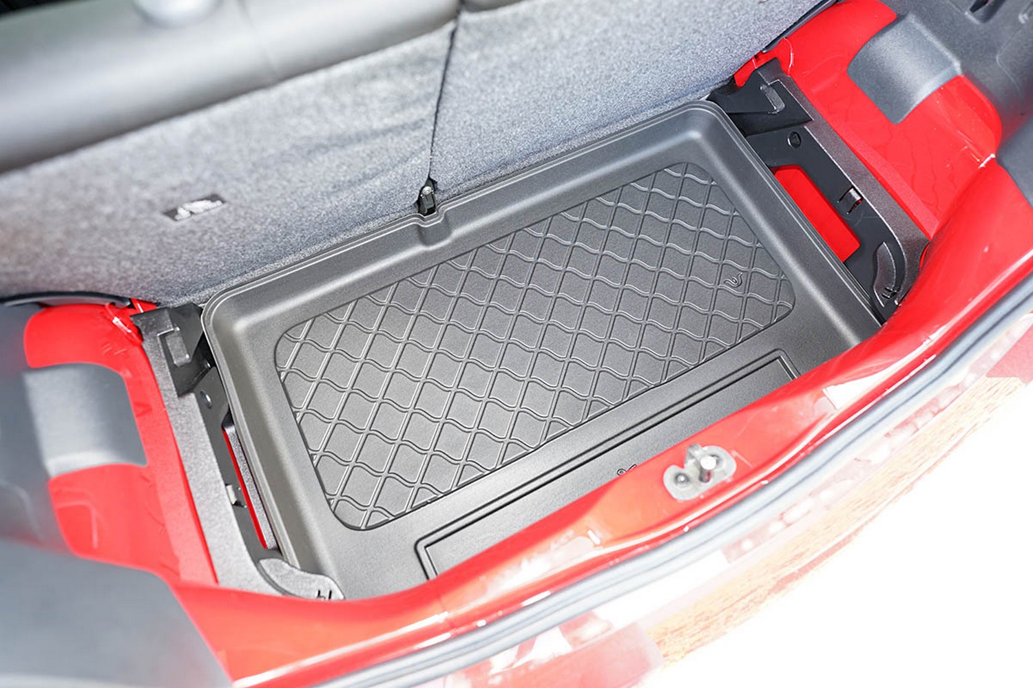 Boot mat suitable for Volkswagen up! 2020-present 5-door hatchback Guardliner anti slip PE/TPE rubber (VW3UPTM-G) (3)