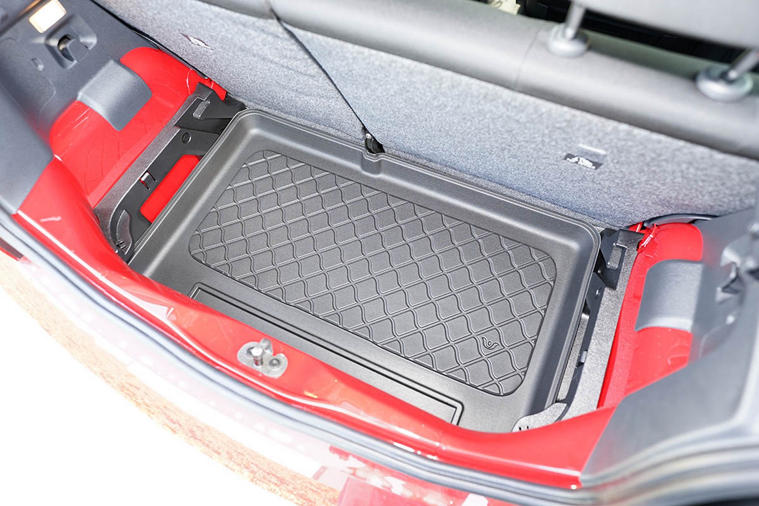 Boot mat suitable for Volkswagen up! 2020-present 5-door hatchback Guardliner anti slip PE/TPE rubber (VW3UPTM-G) (4)